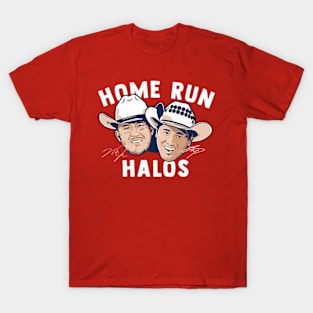 Mike Trout & Shohei Ohtani Home Run Halos T-Shirt